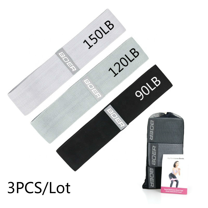 Milanaise Mesh Band - 3PCS Women Men Fabric Resistance Bands