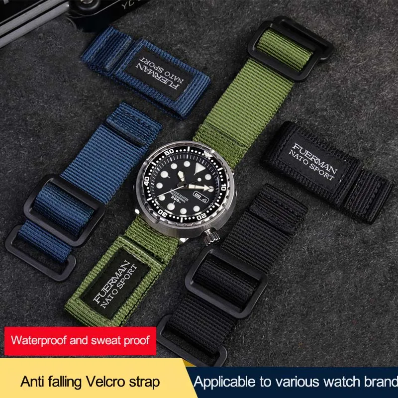 Nylon Nato Strap - Hot Top Nylon Nato Watch Strap