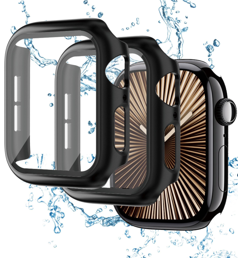 Smartwatch Case - 2PCS Tempered Glass+Case For Apple Watch