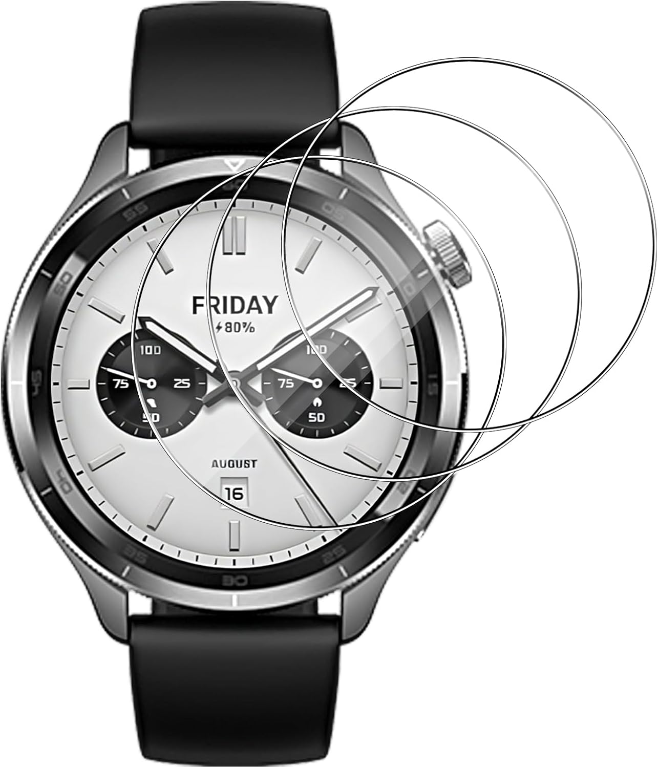 3PCS Tempered Glass Smartwatch - огляд і ціна Xiaomi Smartwatch S4 Accessories