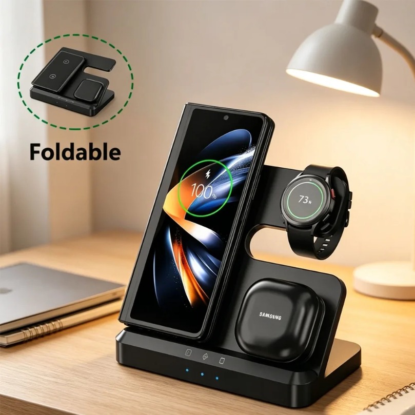 3 in 1 Fast Wireless Charger F - огляд і ціна Watch Charger Cable