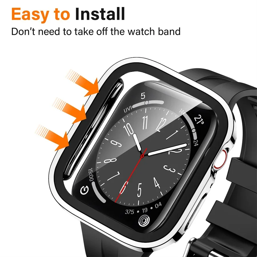 Glass+cover For Apple Watch ca - огляд і ціна Garmin Smartwatch Accessories