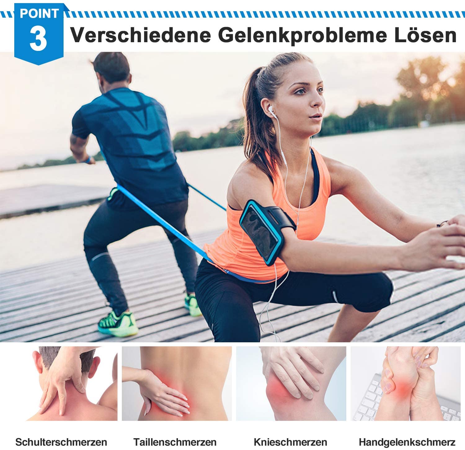 Elastic Fitness Bands 3Pcs Res - огляд і ціна Milanaise Mesh Band