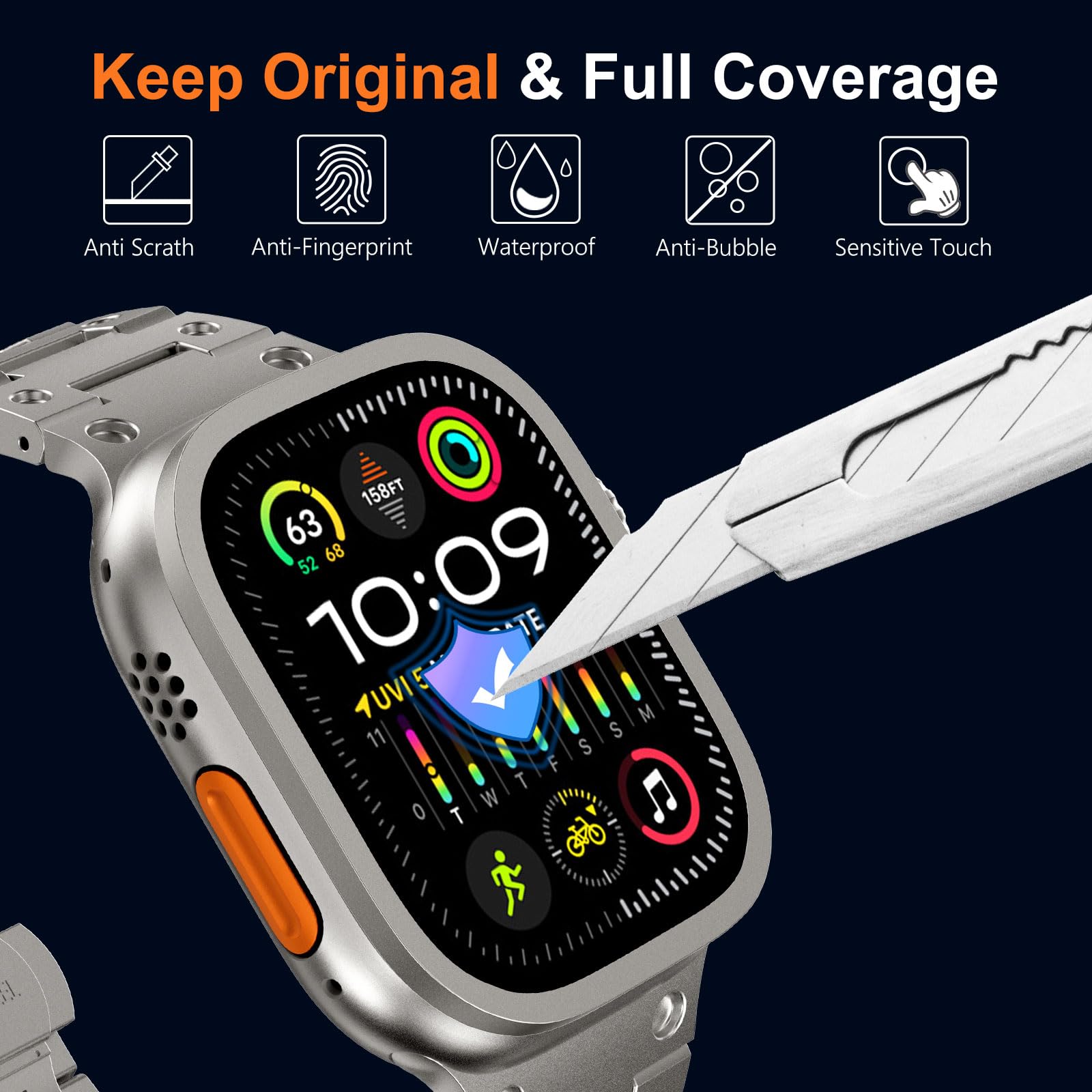 Tempered Glass for Apple Watch - огляд і ціна Smartwatch Case