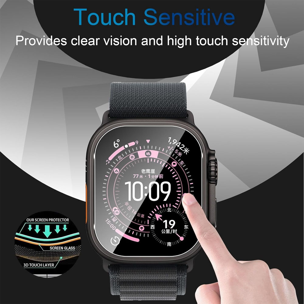 Tempered Glass For Apple Watch - огляд і ціна Smartwatch Case