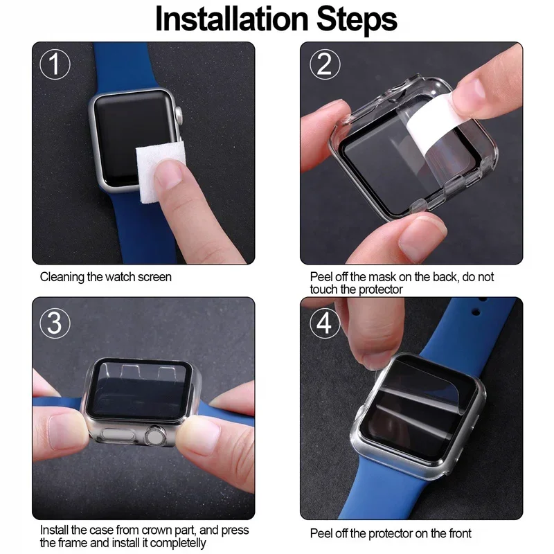 Glass+Matte Watch Cover for Ap - огляд і ціна Garmin Smartwatch Accessories