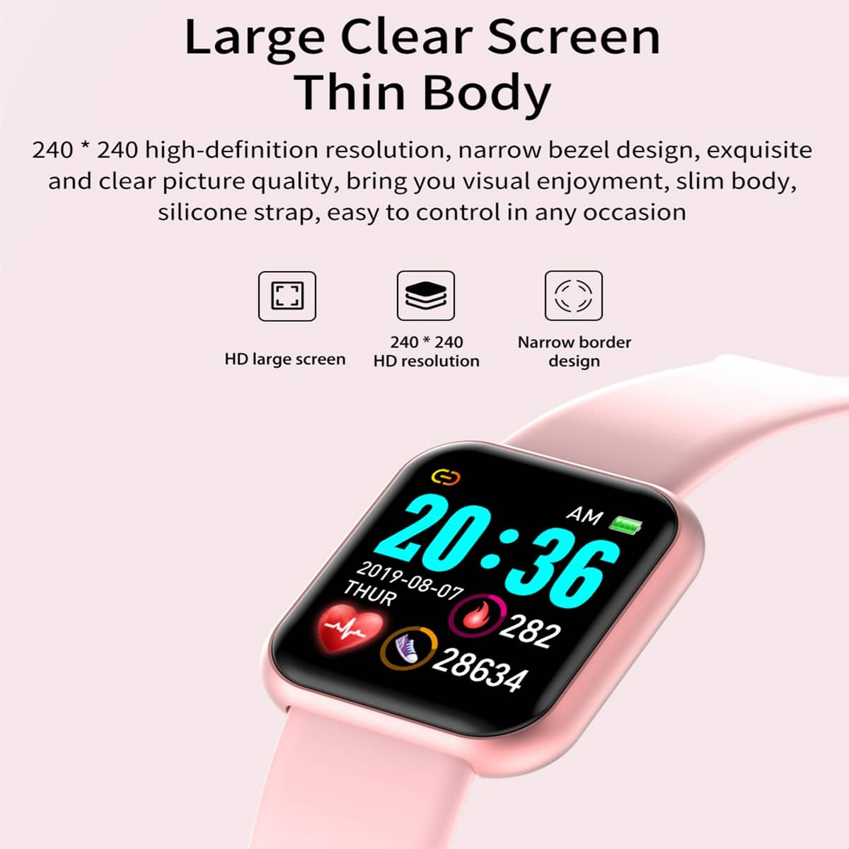 Smart Watch Message Remind Mus - огляд і ціна Smartwatch Touch