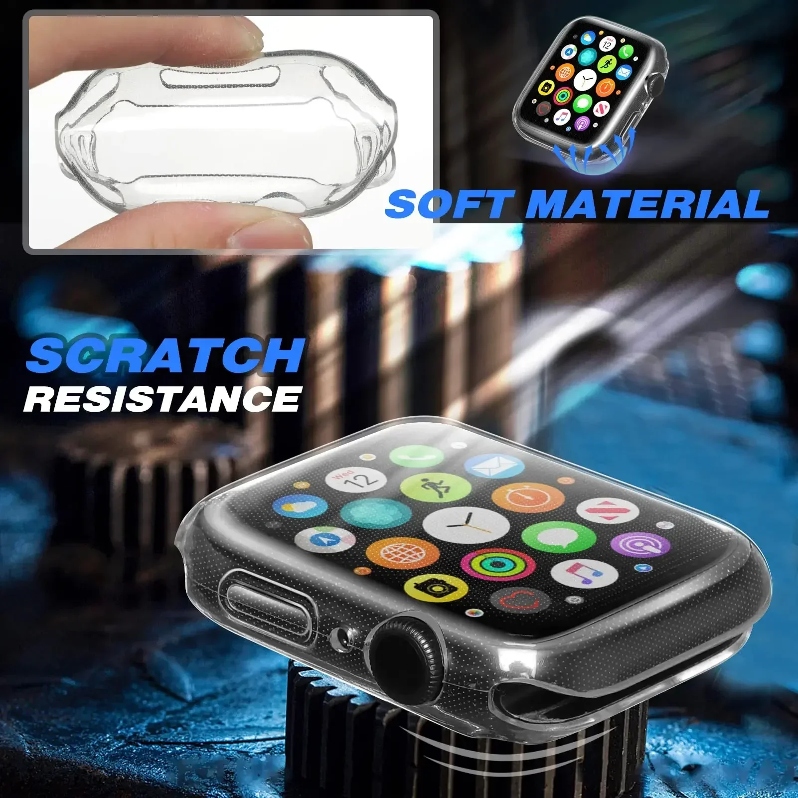 Cover For Apple Watch Case 44m - огляд і ціна Garmin Smartwatch Accessories