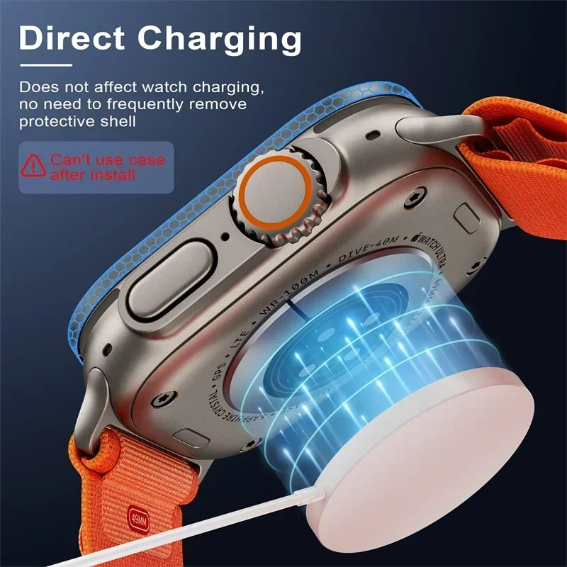 2PCS Tempered Glass for Apple  - огляд і ціна Smartwatch Case