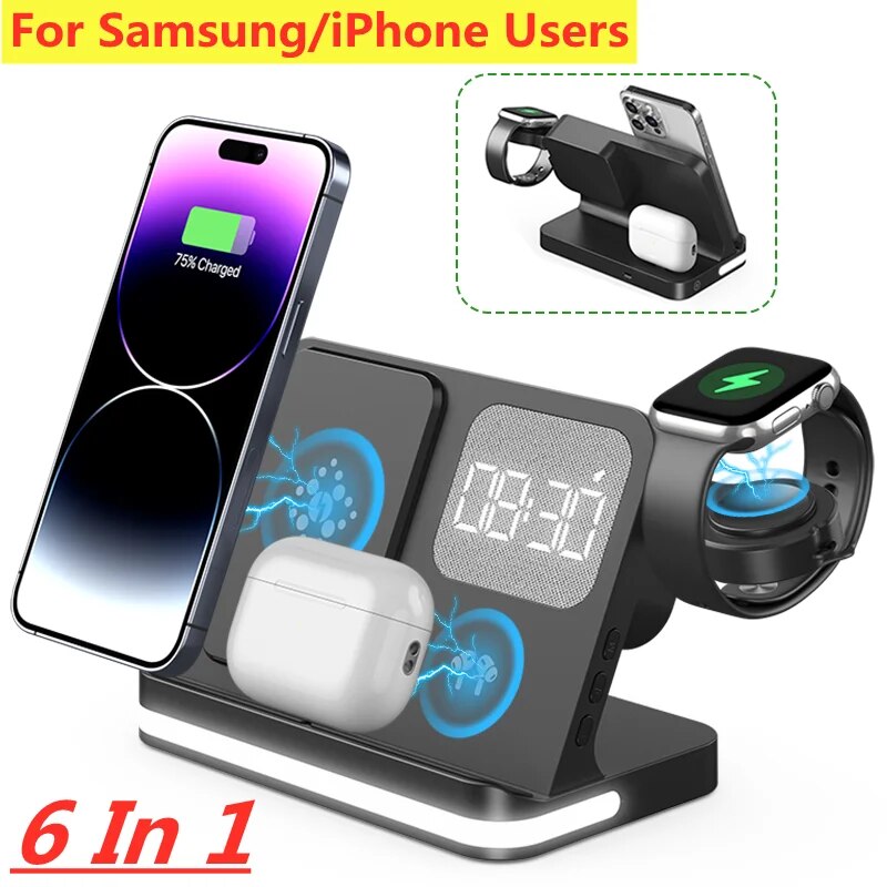 Wireless Charger Stand For iPh - огляд і ціна Watch Charger Cable