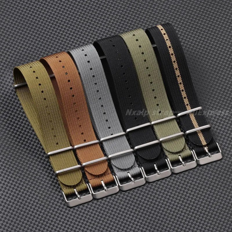 Ribbed Nylon Watch Strap 18mm  - огляд і ціна Nylon Nato Strap