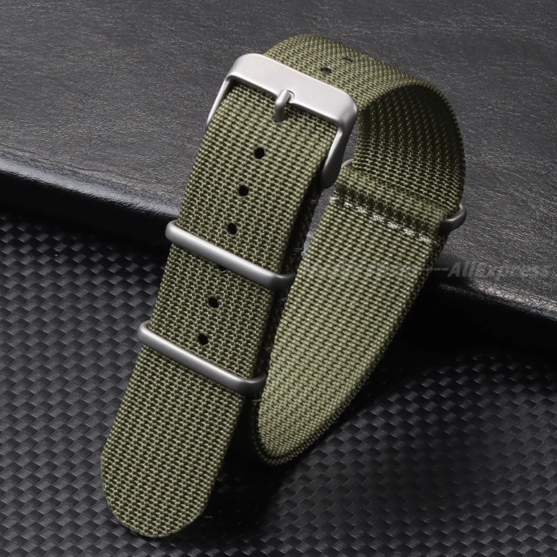 Ribbed Nylon Watch Strap 18mm  - огляд і ціна Nylon Nato Strap