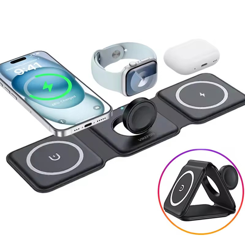 3-in-1 Magnetic Folding Wirele - огляд і ціна Watch Charger Cable