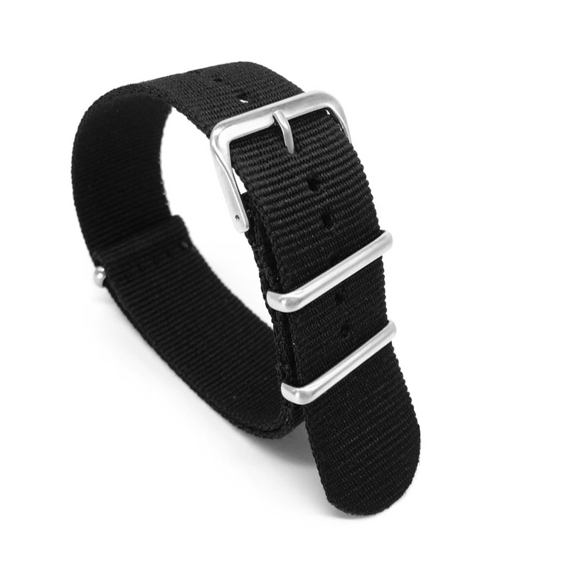 Black Nylon Strap for 16mm 18m - огляд і ціна Nylon Nato Strap