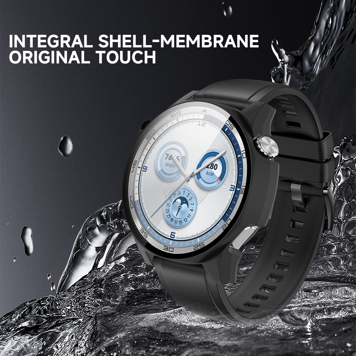 Tempered glass case For Huawei - огляд і ціна Garmin Smartwatch Accessories