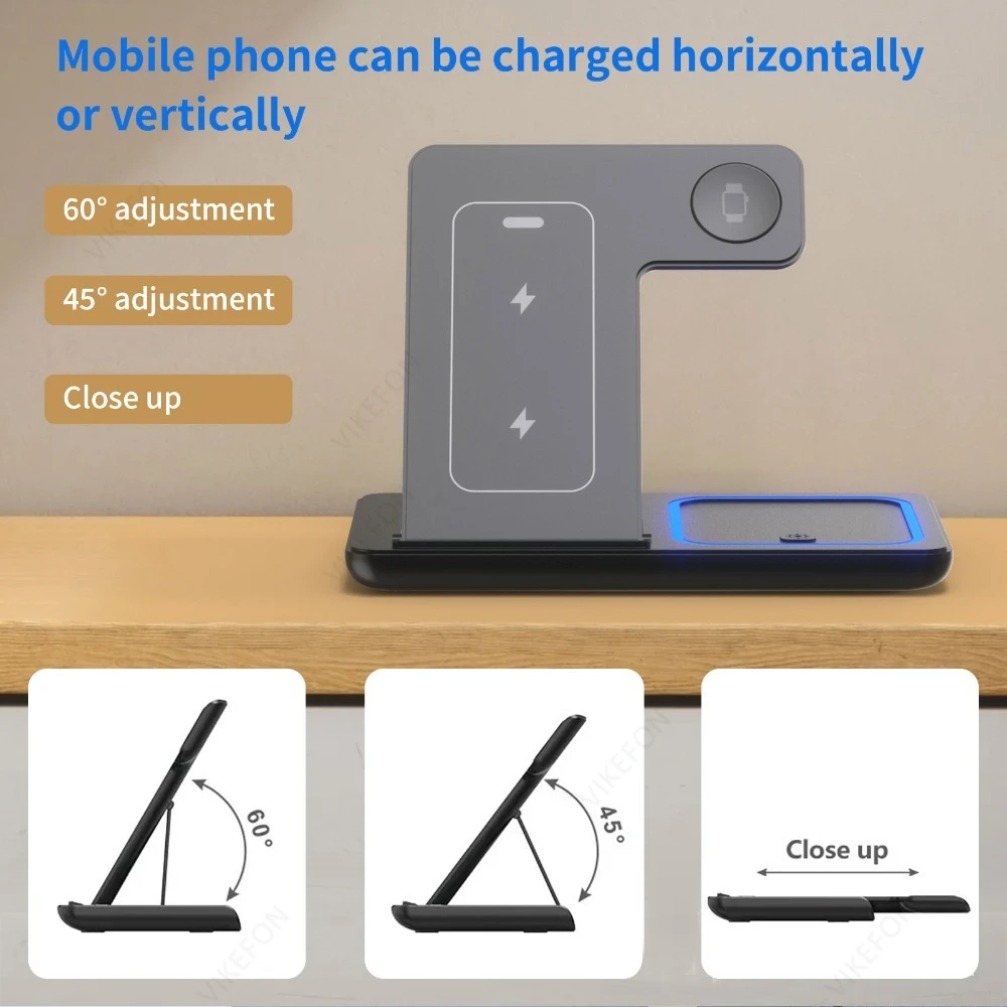 Foldable 3 in 1 Wireless Charg - огляд і ціна Watch Charger Cable