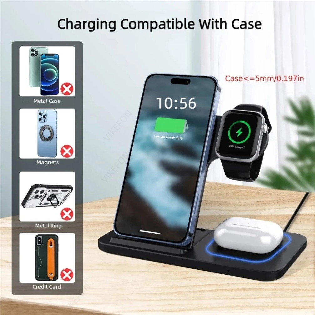 Foldable 3 in 1 Wireless Charg - огляд і ціна Watch Charger Cable
