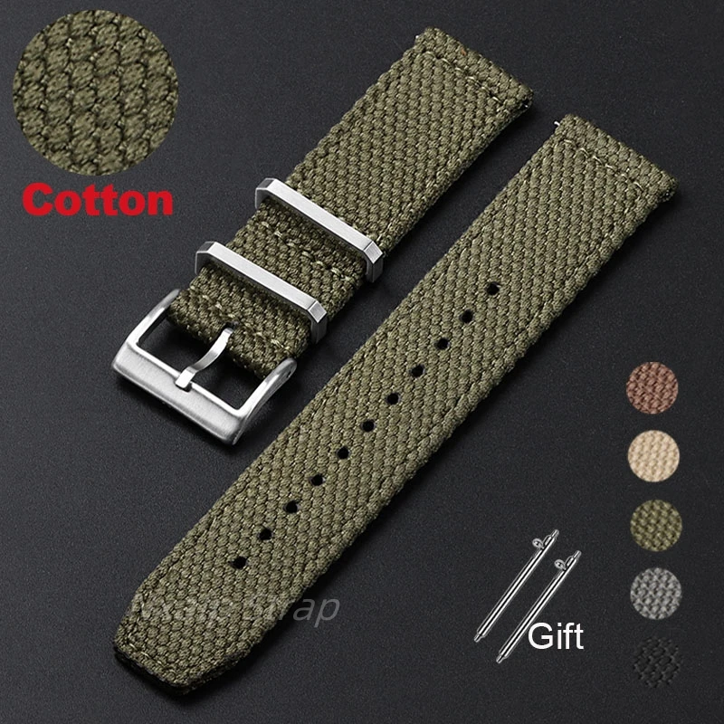 20mm 22mm Nylon Cotton Watch S - огляд і ціна Nylon Nato Strap