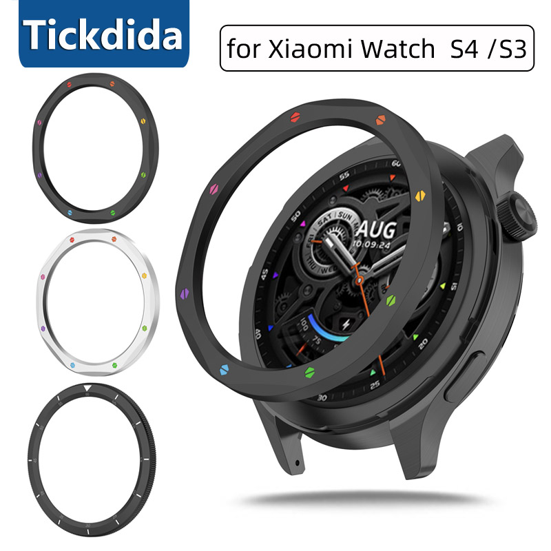 Metal Bezel Ring Case For Xiao - огляд і ціна Xiaomi Smartwatch S4 Accessories
