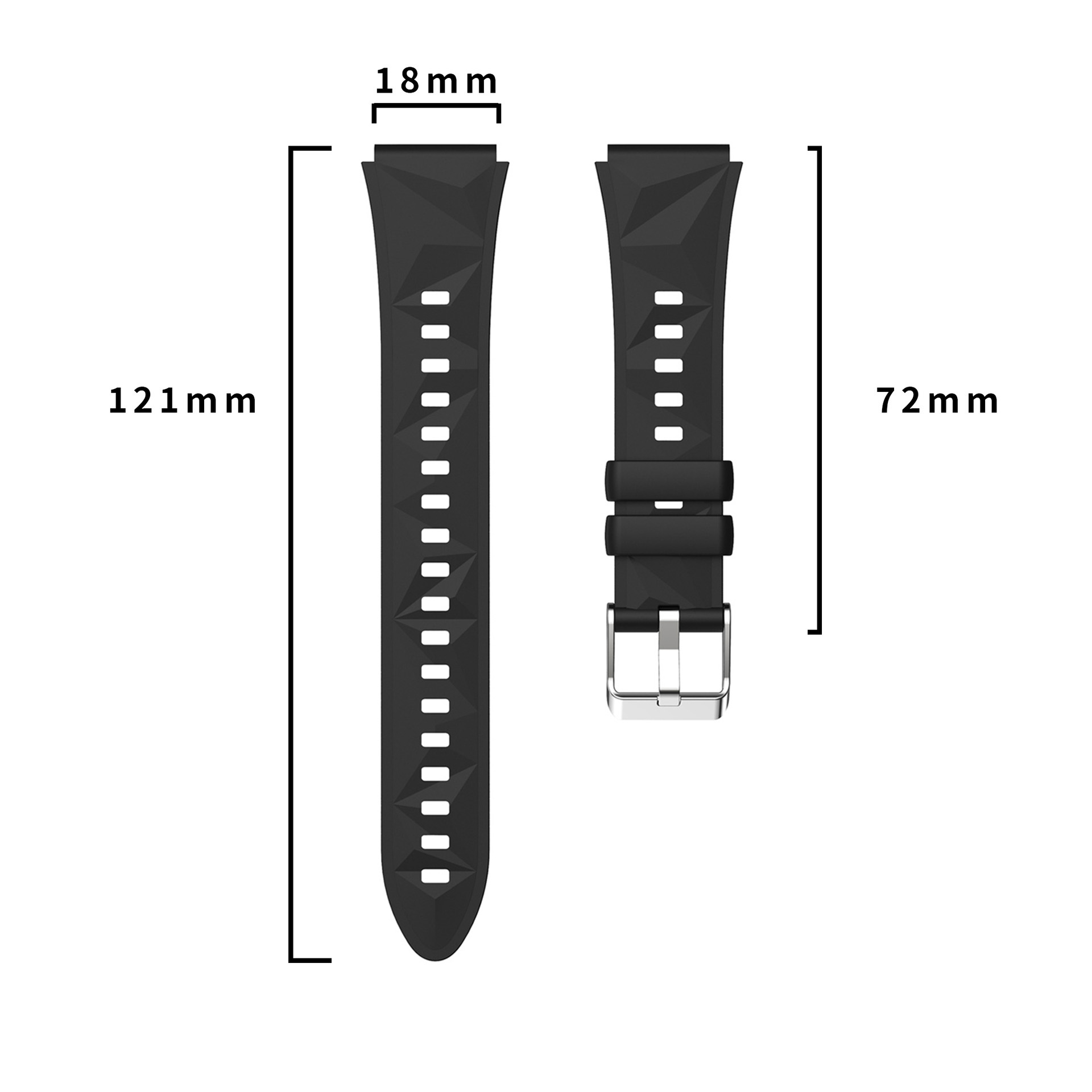 18mm/22mm Silicone Strap For h - огляд і ціна Titan Smartwatch Accessories