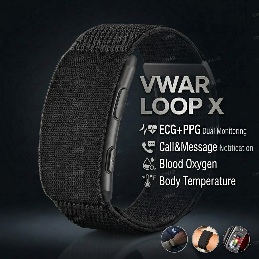 VWAR LOOP X ECG Smart Bracelet - огляд і ціна Smartwatch X