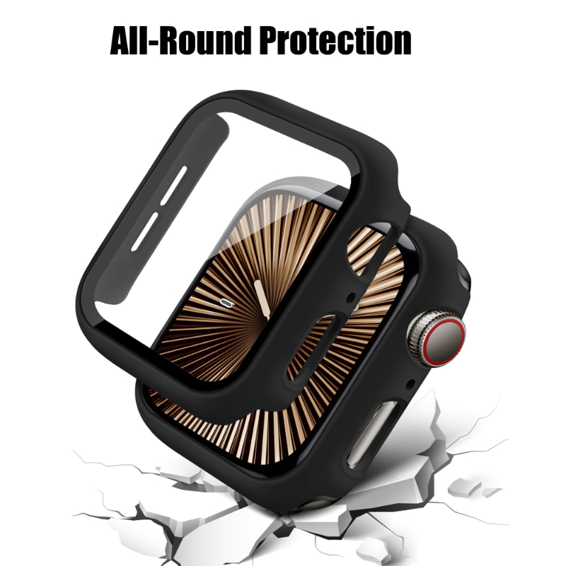 2PCS Tempered Glass+Case For A - огляд і ціна Smartwatch Case
